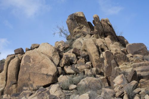 Akmenys, Akmenys, Kraštovaizdis, Arizona, Mohave Apskritis, Dykuma, Rieduliai, Nieko Arizonos