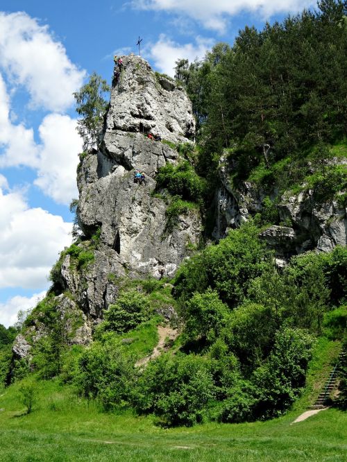 Akmenys, Turizmas, Kraštovaizdis, Gamta, Pėsčiųjų Takai, Jura Krakowsko Częstochowa, Alpinizmas