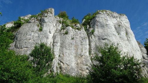 Akmenys, Kalkakmeniai, Jura Krakowsko Częstochowa, Gamta, Lenkija, Kraštovaizdis, Žygiai