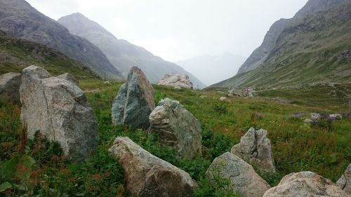 Akmenys, Didelis, Kalnai, Pagal Dukterinę Įmonę, Alpės, Kraštovaizdis, Panorama
