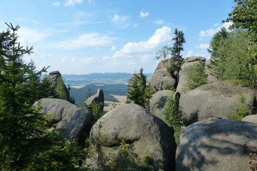 Akmenys, Broumovsko, Vaizdas