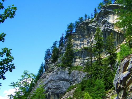 Akmenys, Alpės, Austria