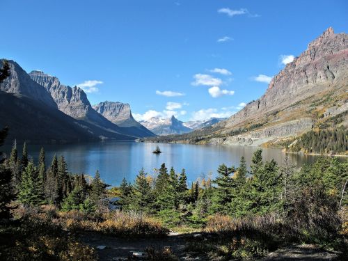 Uolėti Kalnai, Alberta, Kanada, Gamta, Ežeras, Lauke, Kalnai