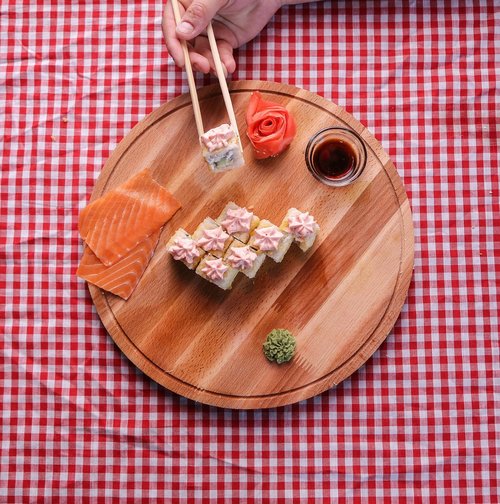 Suktinukai,  Sushi,  Bambukas