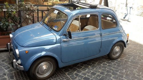 Roma, Cinquecento, Automatinis, Fiat 500, Klasikinis, Oldtimer