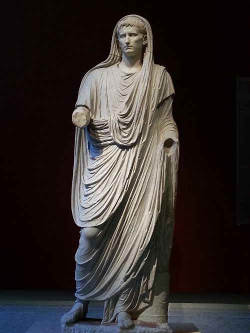 Caesar Augustus, Skulptūra, Romėnų, Archeologija, Muziejus, Palazzo Massimo Alle Terme Jam