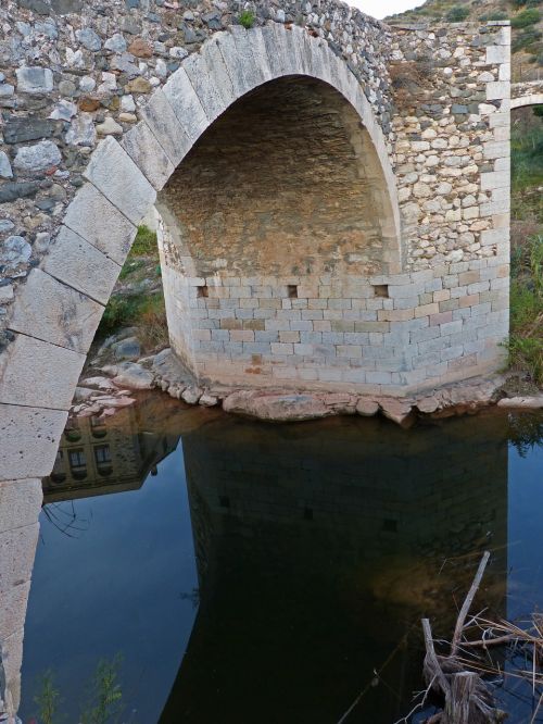 Romėnų Tiltas, Akmeninis Tiltas, Lankas, Upė, Atspindys, Romanesque, Anksčiau