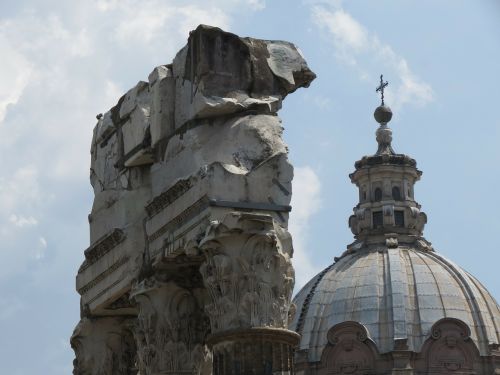 Romanų Forumas, Roma, Italy, Lucas Ir Martino Bažnyčia