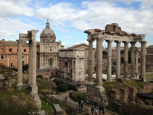 Romanų Forumas, Roma, Architektūra, Senovės, Romėnų, Istorija, Sugadinti, Europietis, Istorinis