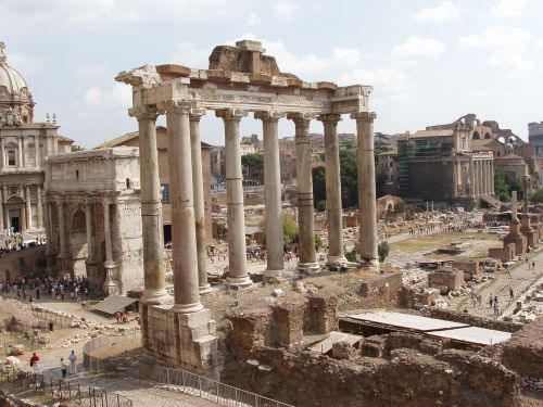 Romanų Forumas, Forumas Romanum, Istorija, Roma, Archeologija, Italy, Architektūra, Stulpeliai