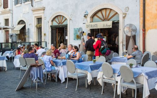 Roma, Italy, Restoranas
