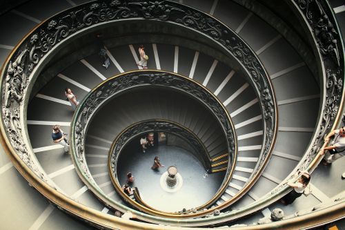Roma, Pastatas, Laiptai, Nuotraukos, Muziejus, Vatikanas