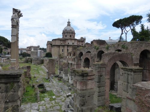 Roma, Forumas, Architektūra, Griuvėsiai