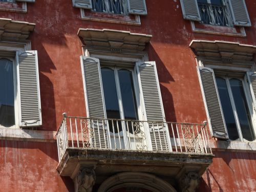 Roma, Langai, Balkonas, Pastatai, Architektūra