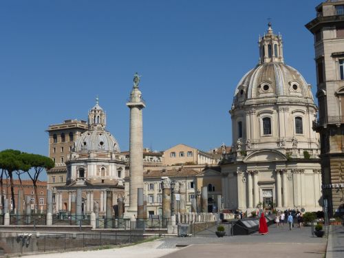 Roma, Italy, Bažnyčia, Forumas, Griuvėsiai