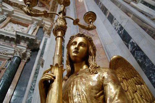 Roma, Angelas, Bažnyčia, Statula, Italy, Religija