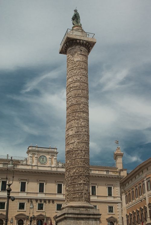 Roma, Stulpelis, Marc-Aurèle, Skulptūra, Senovinis