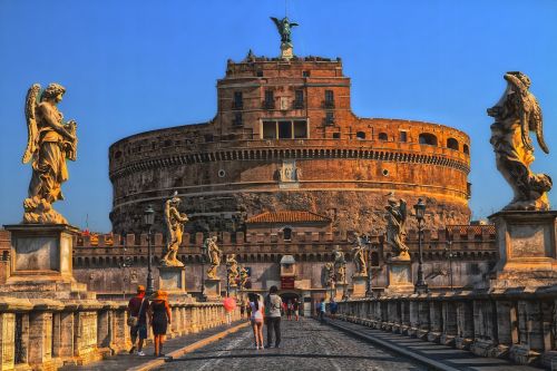 Roma, Castel Santangelo, Italy, Pastatas, Istoriškai, Lankytinos Vietos