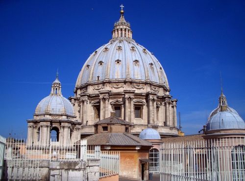 Roma, Vatikanas, St Peterio Bazilika, Kupolas, Bažnyčia, Katedra, Krikščionis, Pastatas, Šventas