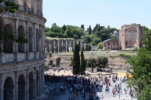 Roma, Koliziejus, Senovės Laikai, Paminklas, Amfiteatras, Senas Pastatas, Roma Miestas