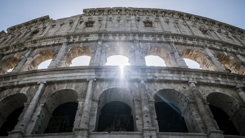 Roma, Italy, Kolosas, Antikvariniai Romėnai, Senovė, Senas, Architektūra, Saulė