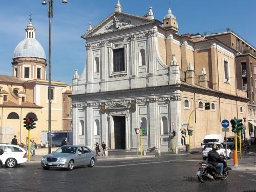 Roma, Italy, Pastatas, Architektūra, Fasadas