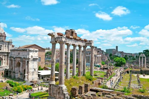 Roma, Italy, Romų Forumas