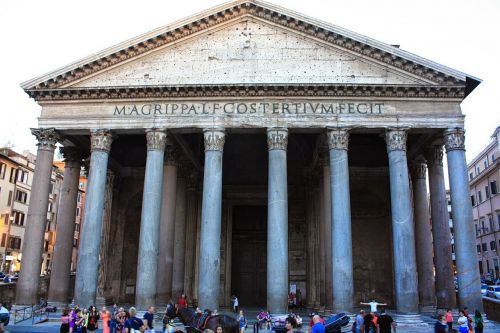 Roma, Panteonas, Senovės, Žinomas, Architektūra, Bažnyčia, Europa, Italy