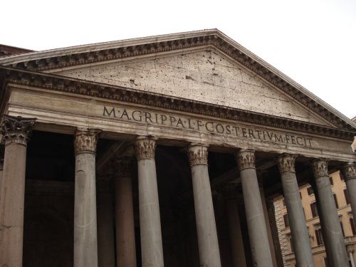 Roma, Panteonas, Italy, Senas, Architektūra