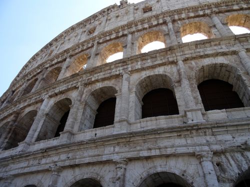 Roma, Koliziejus, Italy, Senovinis, Paminklas, Senovės Architektūra, Arena, Arkos, Kolosas, Arcade, Architektūra, Roma