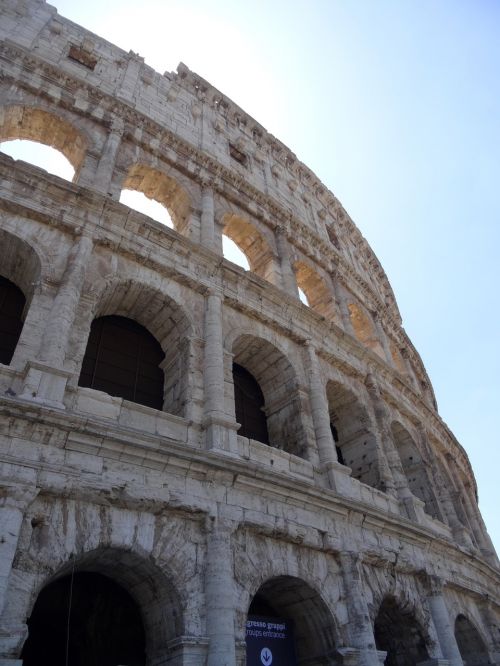 Roma, Koliziejus, Italy, Senovinis, Paminklas, Senovės Architektūra, Arena, Arkos, Kolosas, Arcade, Architektūra