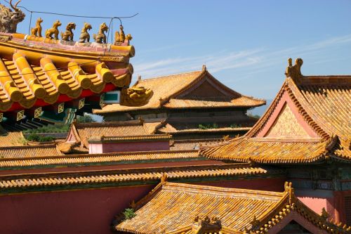Stogas, Kinija, Drakonas, Uždraustasis Miestas, Architektūra, Pekinas, Rūmai, Ornamentas