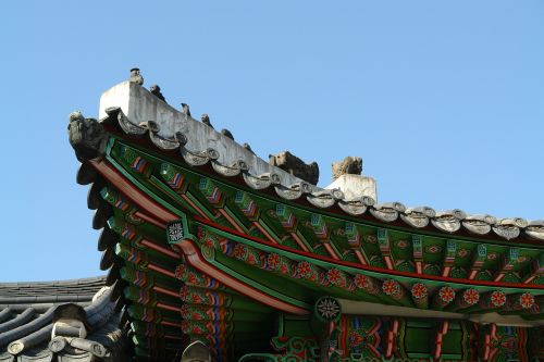 Stogo Čerpė, Korėjos Respublika, Tradicinis, Uždraustasis Miestas, Namai, Statyba, Korėjiečių Kalba, Korėja, Changdeokgung
