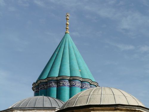 Stogai, Kupolas, Mečetė, Konya, Mauzoliejus, Mevlana, Jalal Ad Din Rumi, Muziejus