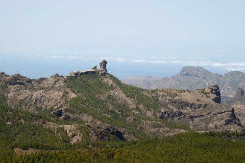 Roque I Nublo, Gran Canaria, Kanarų Salos, Gamta, Kraštovaizdis, Ispanija, Kalnas, Požiūris, Žygiai