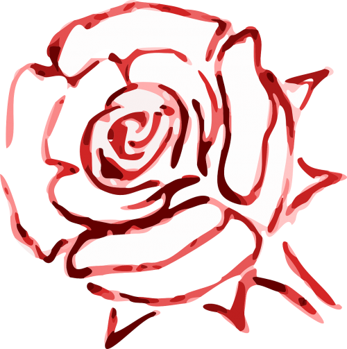 Rožė, Žiedas, Gėlė, Nemokama Vektorinė Grafika