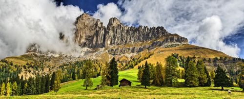 Rožių Sodas, Kalnai, South Tyrol, Alpių Panorama
