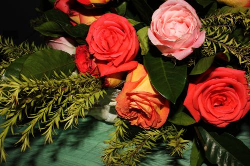 Rožės,  Puokštė & Nbsp,  Rožės,  Žiedlapiai,  Gėlės,  Rožės