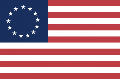Ross Flag, Vėliava, Istorinis, Ankstyva Vėliava, Usa, Amerikietis, Jungtinės Valstijos, Betsy Ross, Šalis, Amerikietis, Revoliucija, Mus, Nemokama Vektorinė Grafika