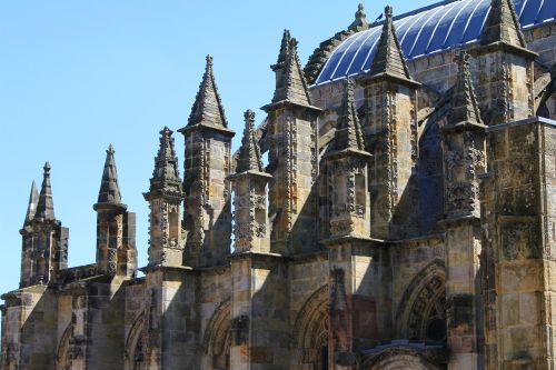 Rosslyn Koplyčia, Gotikos Architektūra, Škotija, Da Vinci Kodas, Istorinis, Viduramžių