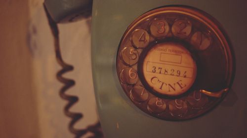 Rotacinis Telefonas, Vintage, Senovinis, Senoji Mokykla