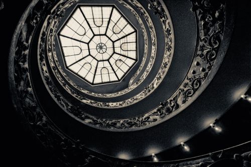 Pasukti, Laiptai, Spiralė