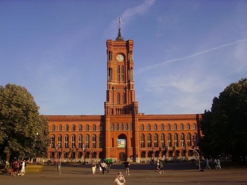 Rote Rathaus, Berlynas, Miesto Rotušė, Vokietija, Pastatas, Architektūra, Turizmas, Žinomas