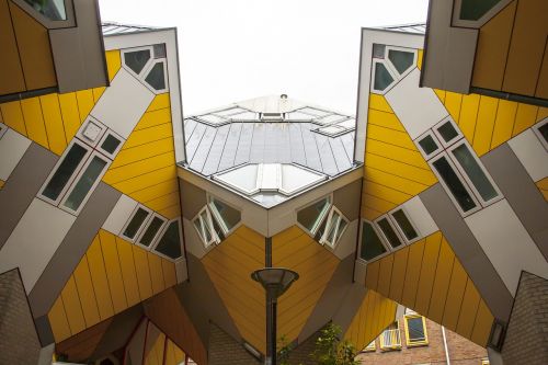 Rotterdam, Kubo Namai, Modernus Pastatas, Architektūra, Kubo Namas, Kubas, Nyderlandai, Holland