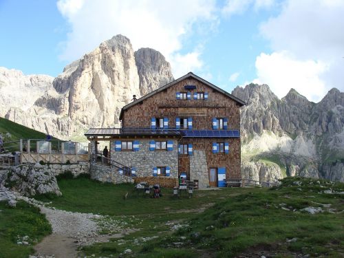 Rotwandhütte,  Alpių Namelis,  Kalnų Namelis,  Dolomitai,  Namas,  Kalnai,  Alpės