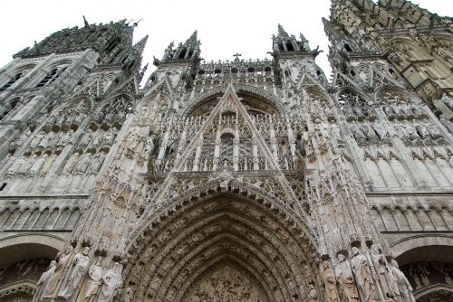 Rouen, Normandija, Katedra, Gotika