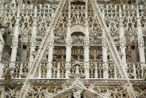 Rouen, Normandija, Katedra, Gotika, Skulptūros