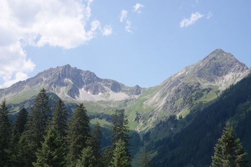 Kietas Ragas, Gaishorn, Allgäu Alpės, Alpių, Kalnai, Aukščiausiojo Lygio Susitikimas