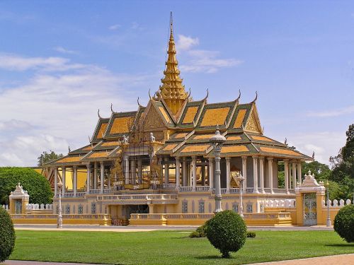 Karališkasis Rūmai, Sidabro Pagoda, Phnom Penh Kambodža, Asija, Širdies Susitraukimas, Šventykla, Tikėjimas, Religija, Budizmas, Rūmai, Lankytinos Vietos, Orientyras, Kultūra