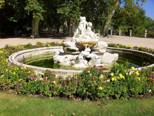 Karališkasis Rūmai,  Sodai,  Parkas,  Fuente Boticaria,  Fontanas,  Skulptūros,  Meno Kūriniai,  Istorinis,  Ispanija